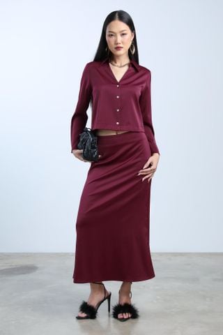 Áo sơ mi croptop kiểu DT 10612181