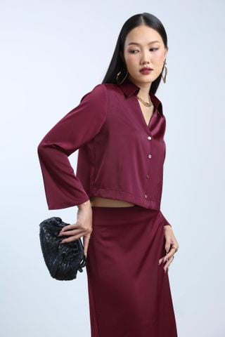 Áo sơ mi croptop kiểu DT 10612181