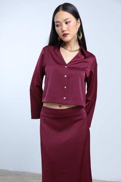 Áo sơ mi croptop kiểu DT 10612181