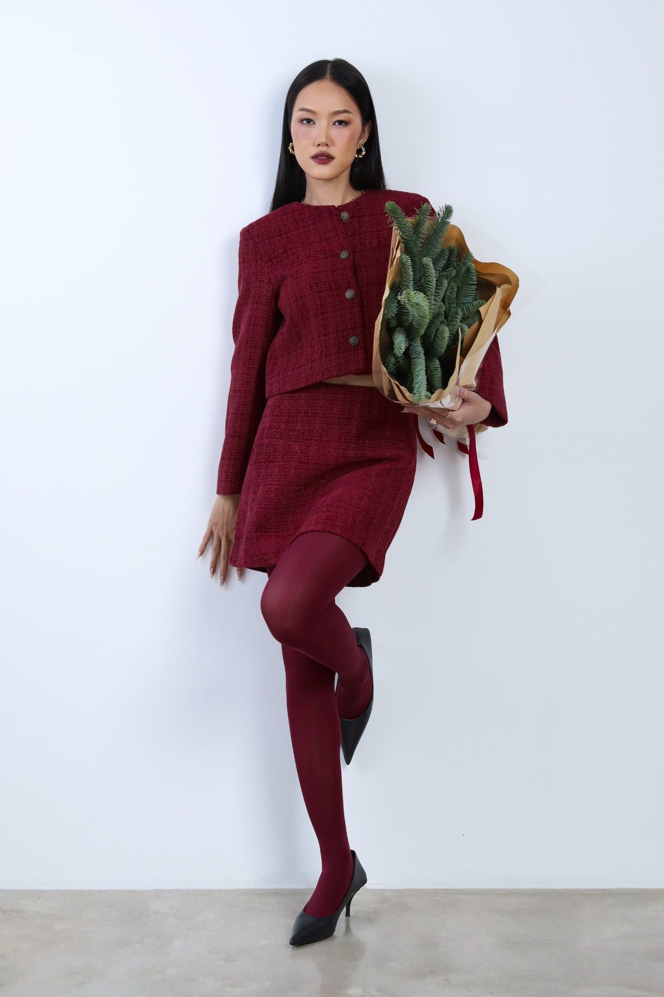 Chân Váy Tweed Chữ A 17012157