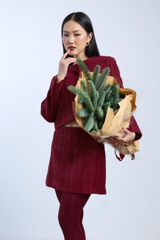 Chân Váy Tweed Chữ A 17012157