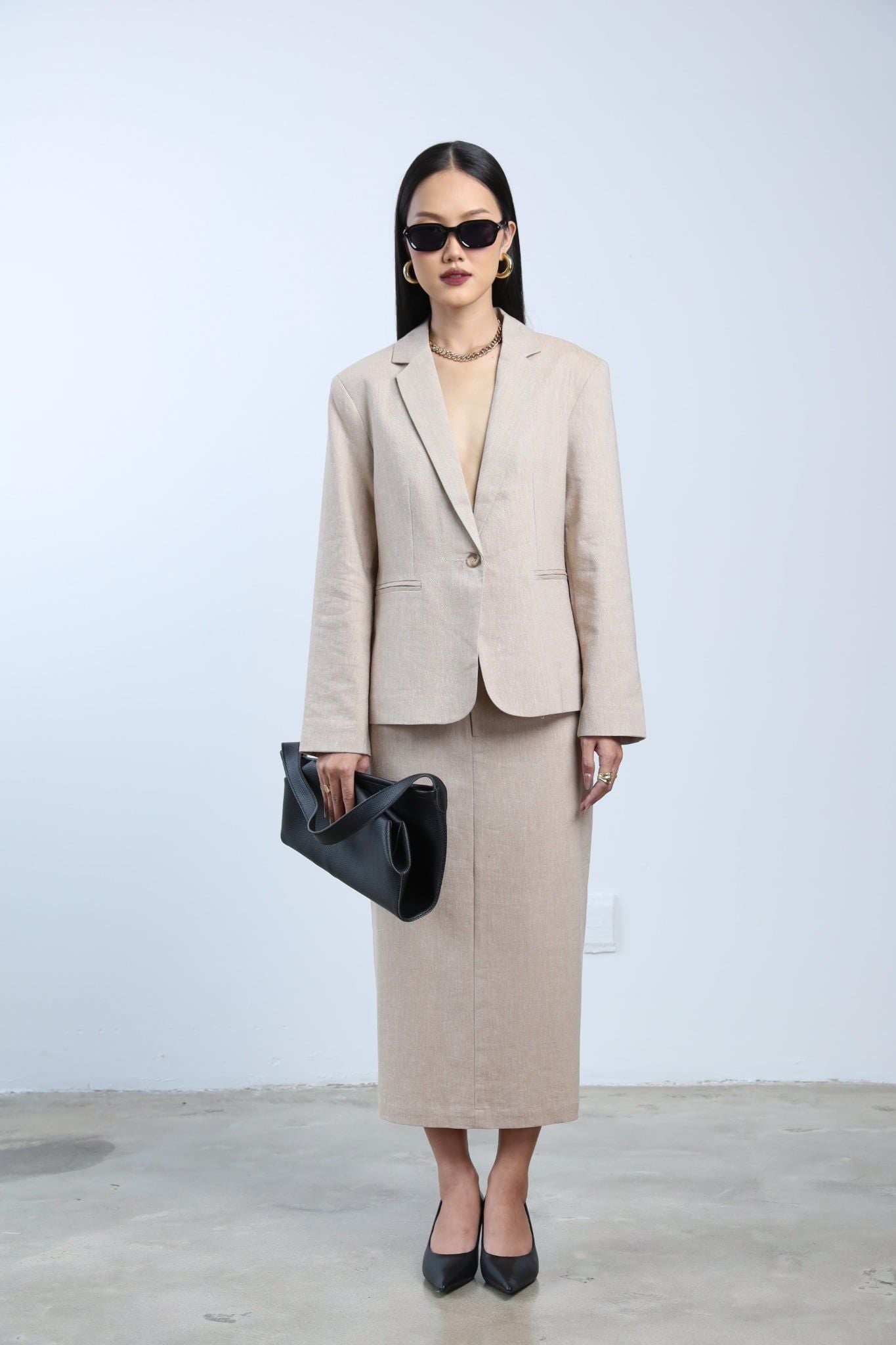 Chân Váy Linen Công Sở 17012182