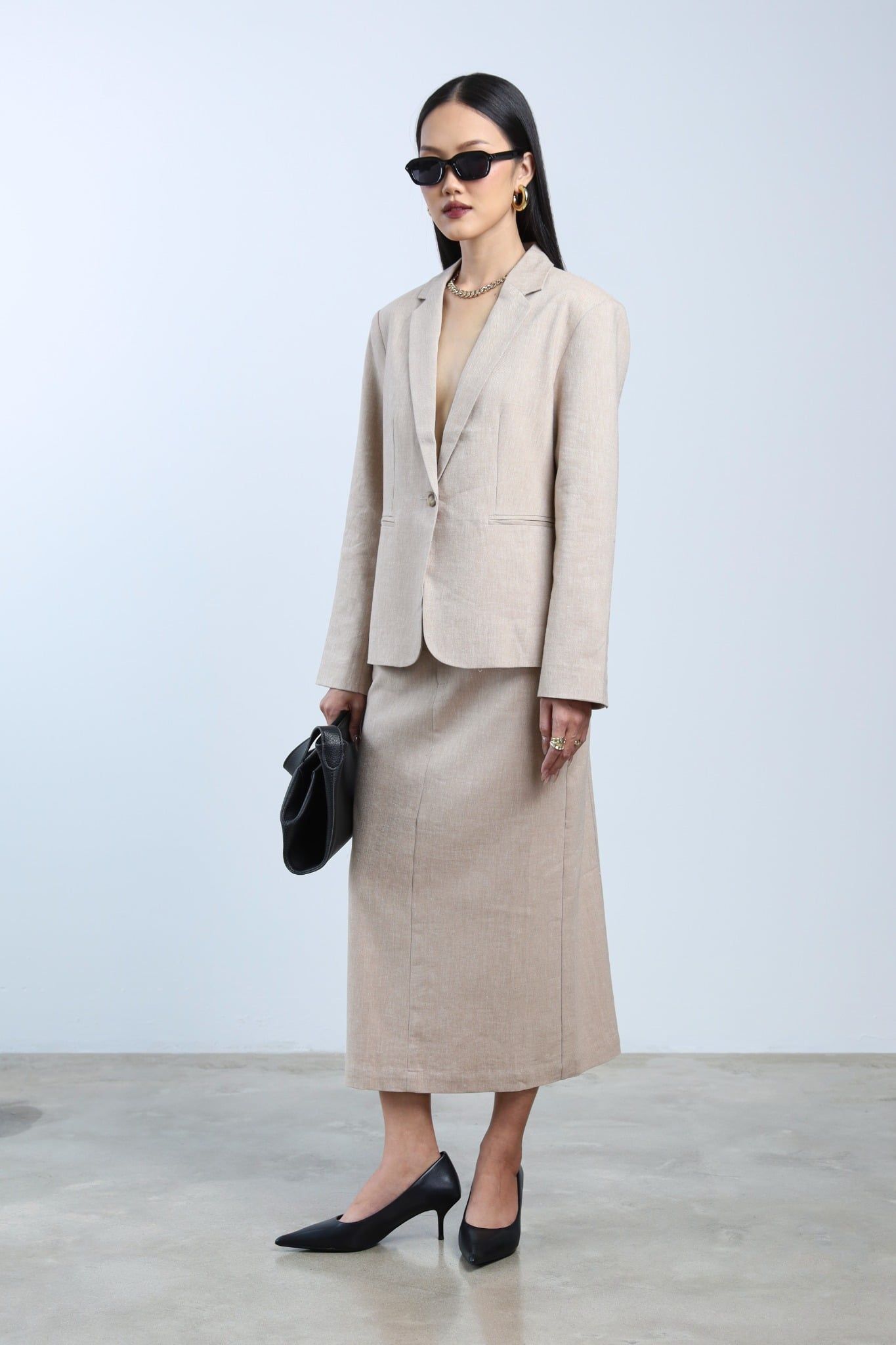 Chân Váy Linen Công Sở 17012182