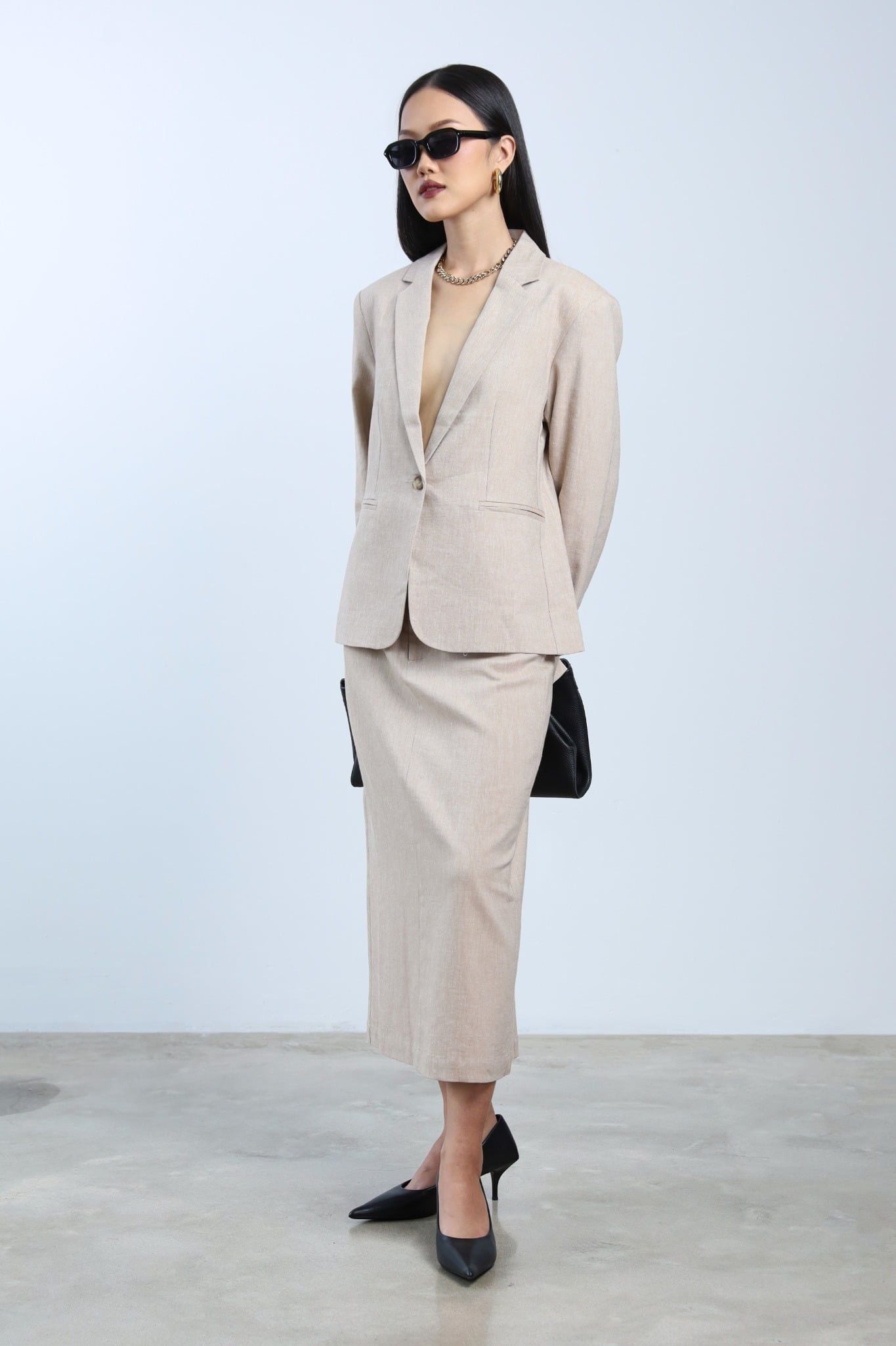 Chân Váy Linen Công Sở 17012182