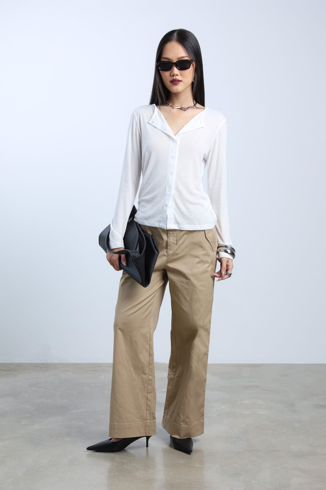 Áo Thun Cardigan Basic 10212169