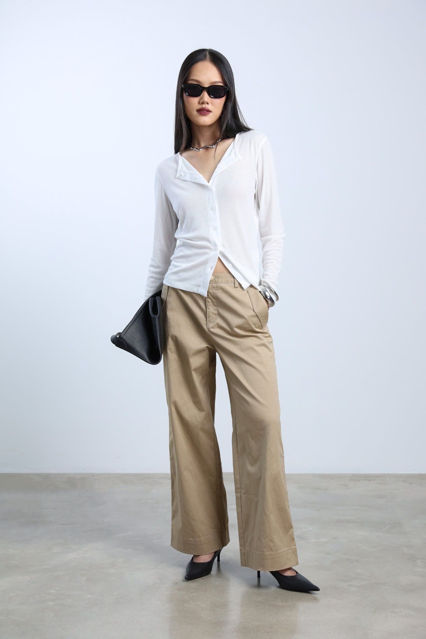 Áo Thun Cardigan Basic 10212169