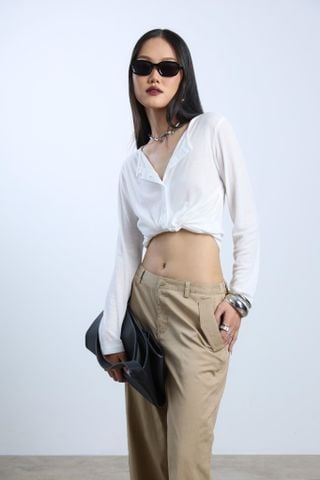 Áo Thun Cardigan Basic 10212169