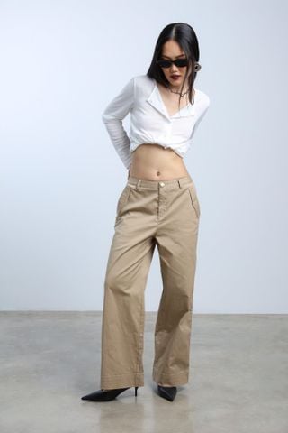 Quần Kaki Ống Rộng 19112163