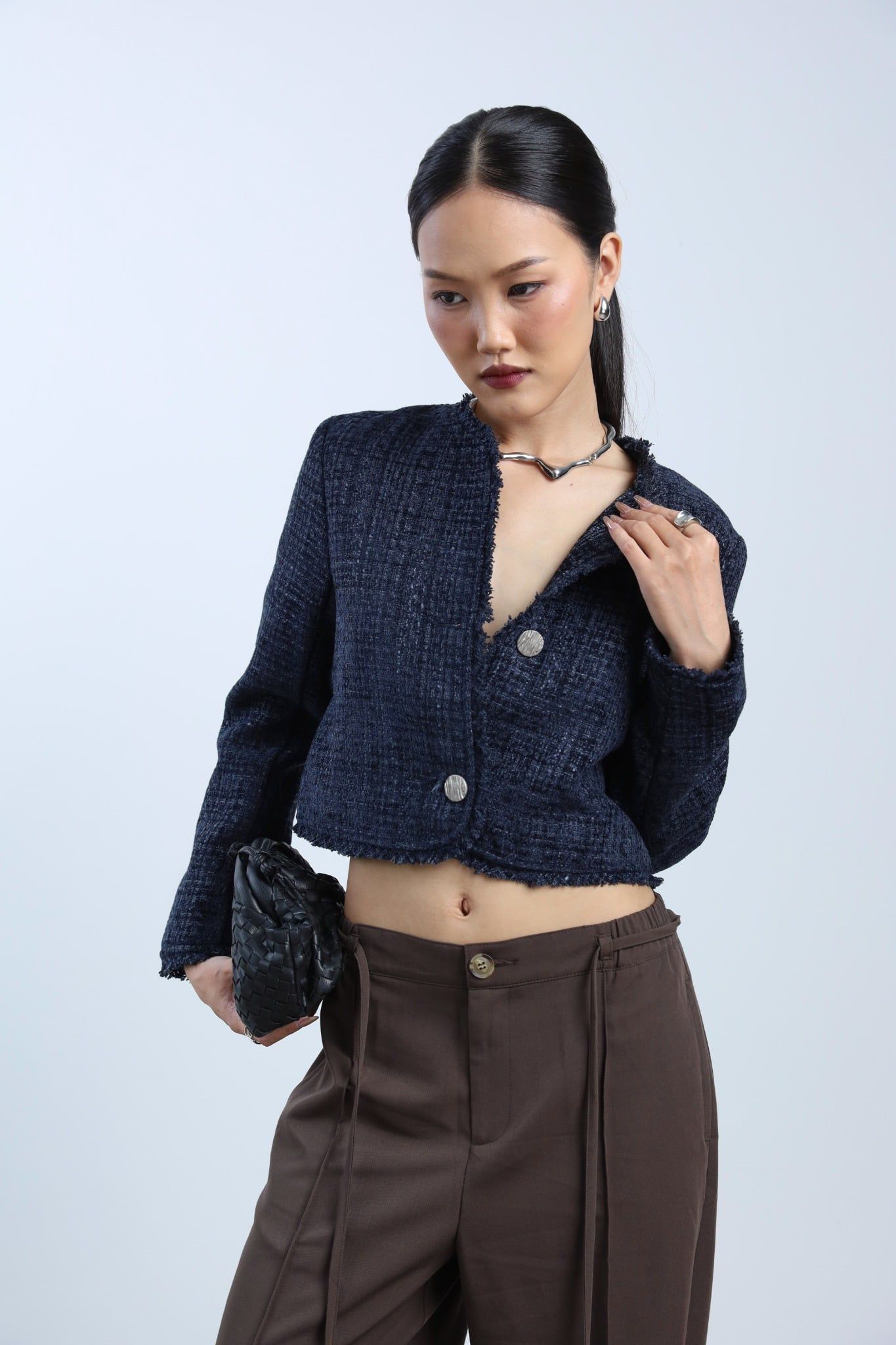 Áo Khoác Tweed Croptop 10712139