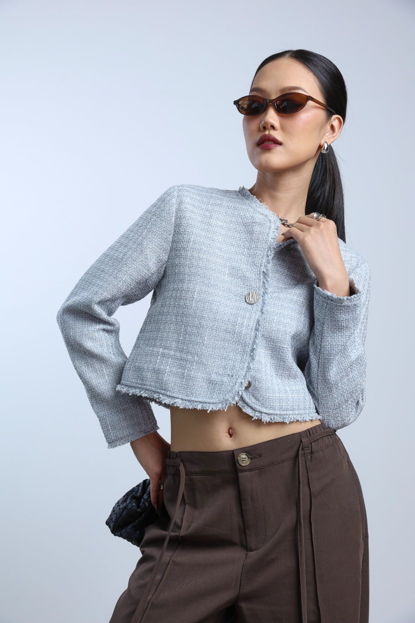 Áo Khoác Tweed Croptop 10712139