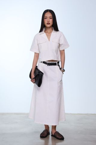 Áo Sơ Mi Kaki Croptop 10611853