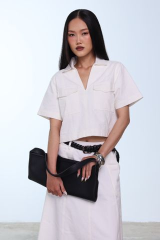 Áo Sơ Mi Kaki Croptop 10611853