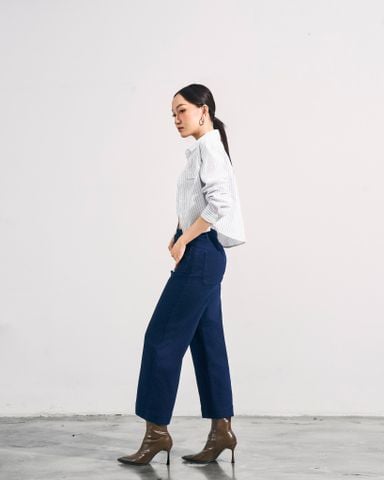 Quần Jeans Túi Hộp Ống Suông 11111940