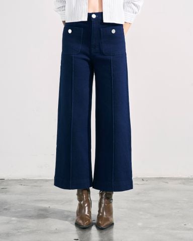 Quần Jeans Túi Hộp Ống Suông 11111940