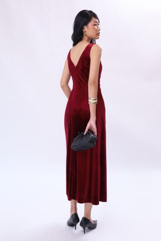 Đầm Nhung Kiểu SN 11012230