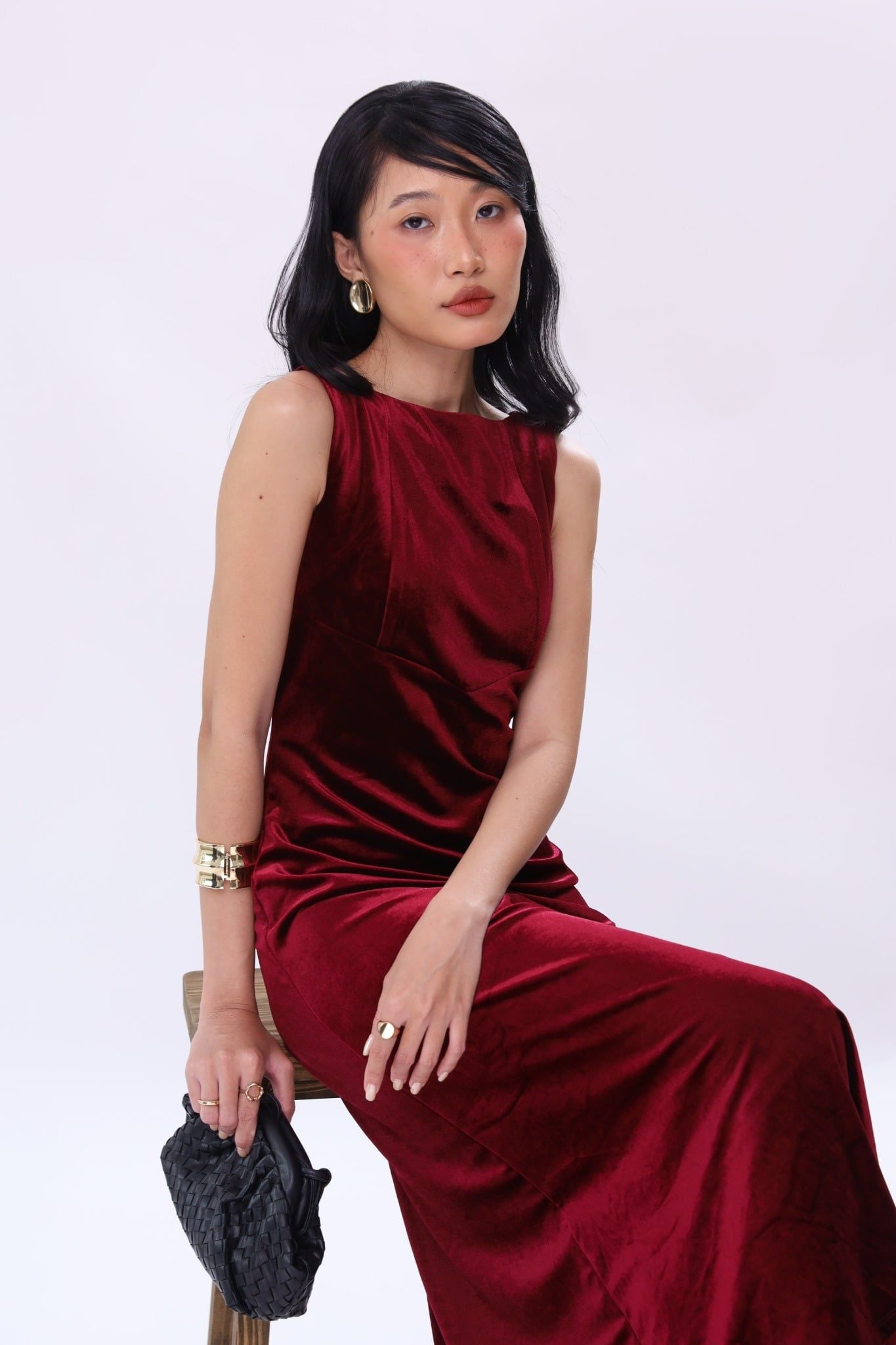 Đầm Nhung Kiểu SN 11012230