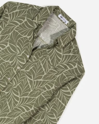 Sơ Mi Form Rộng Linen Họa Tiết 10611915