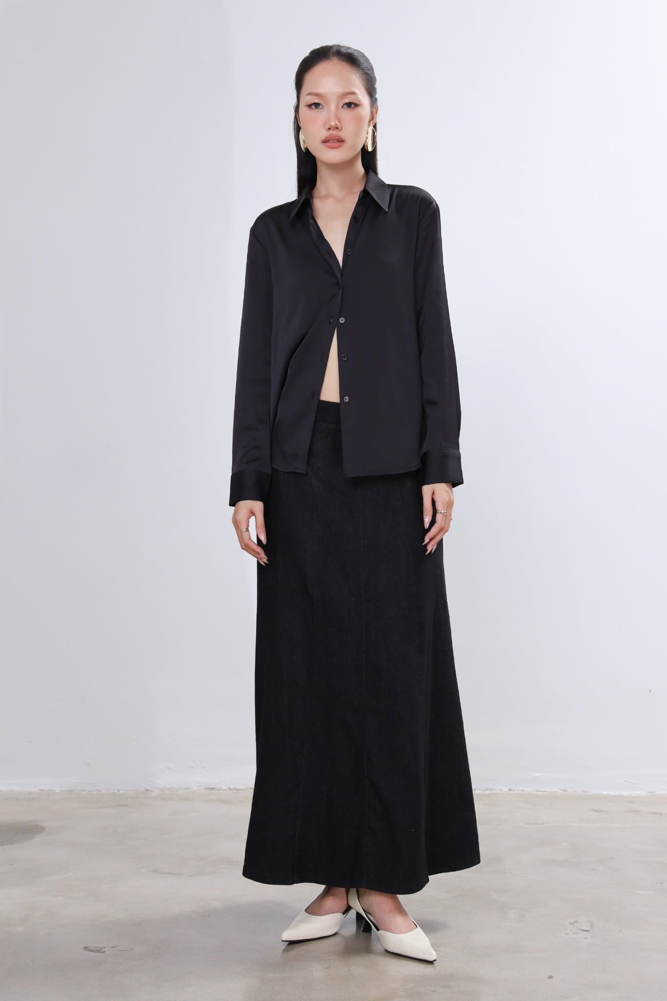 Chân Váy Jean Dài 17011798