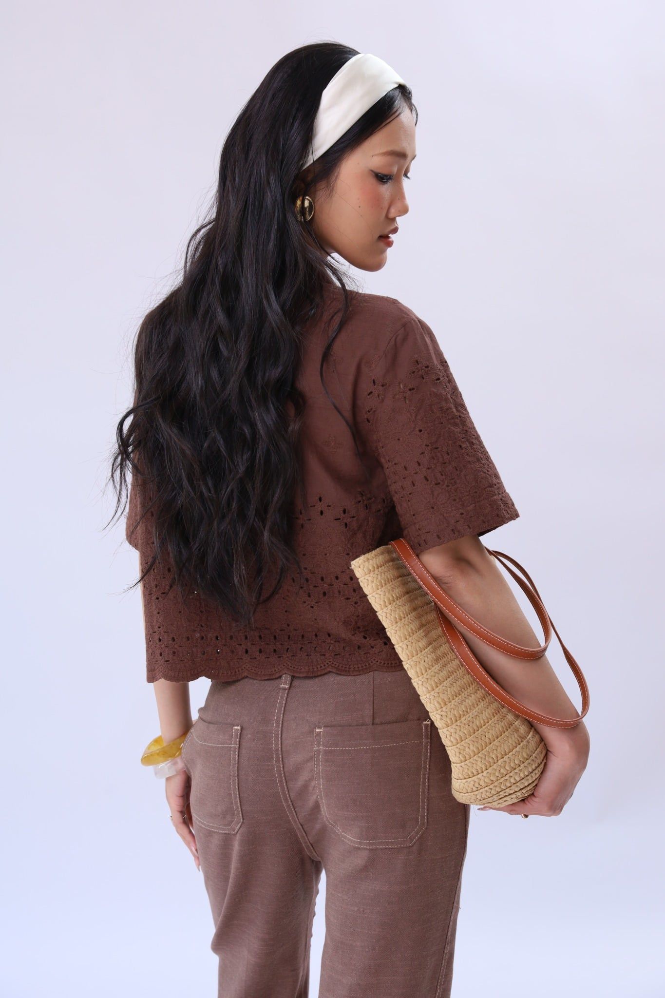 Áo Sơ Mi Kiểu Linen Thêu NT 10612259