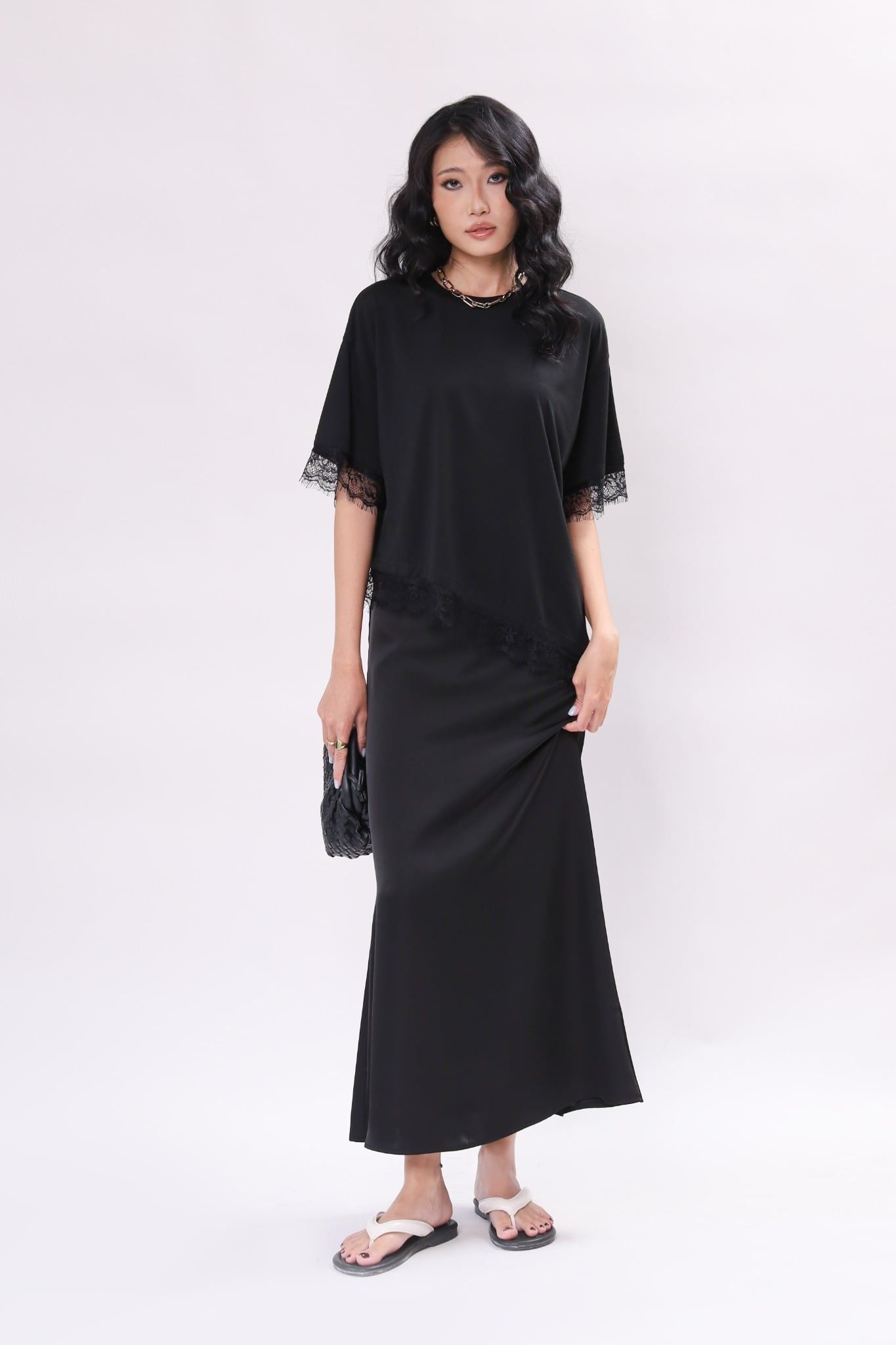 Áo thun phối ren NT 10212369