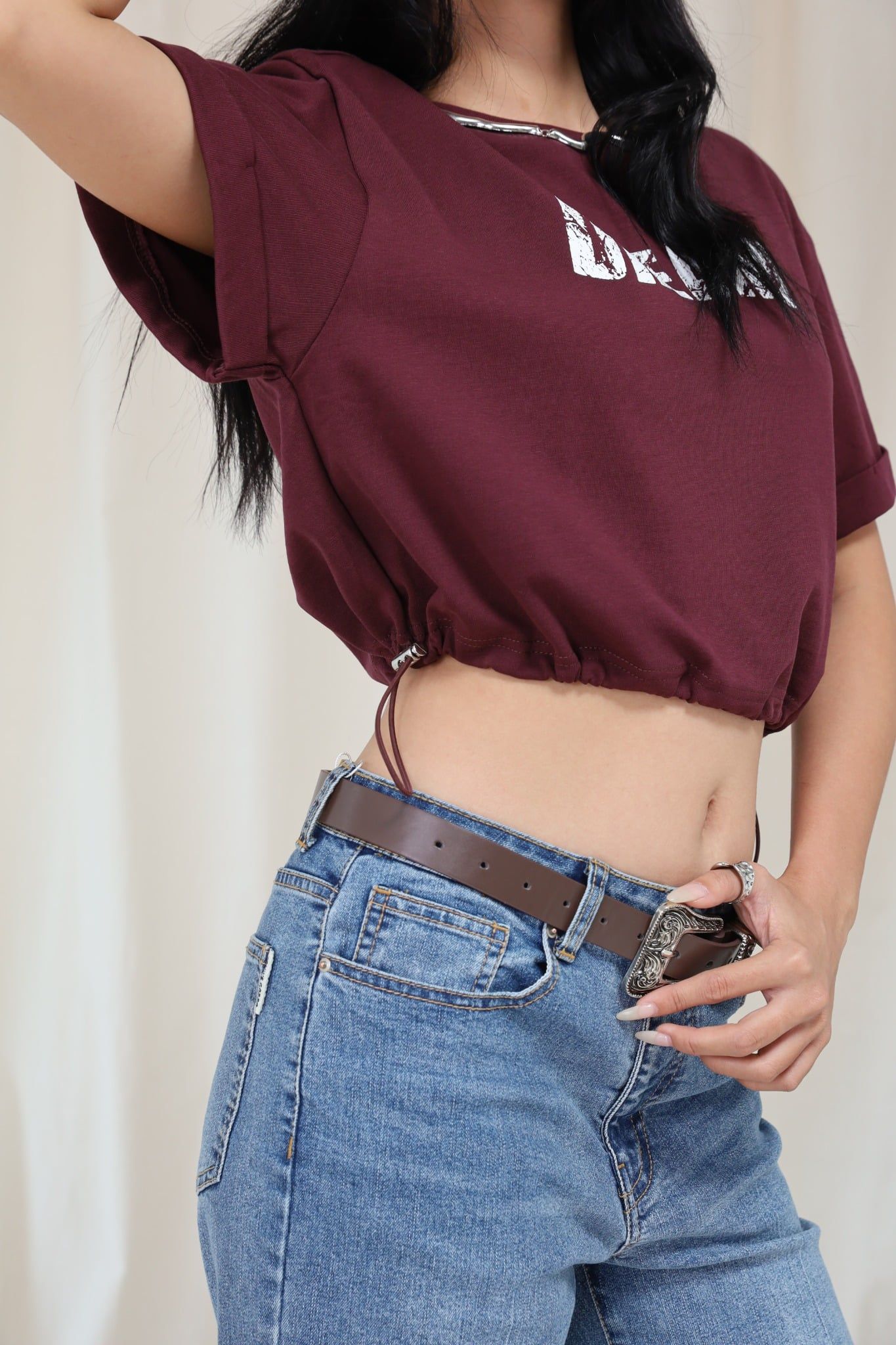 Áo Thun Chữ Croptop NT 10212179