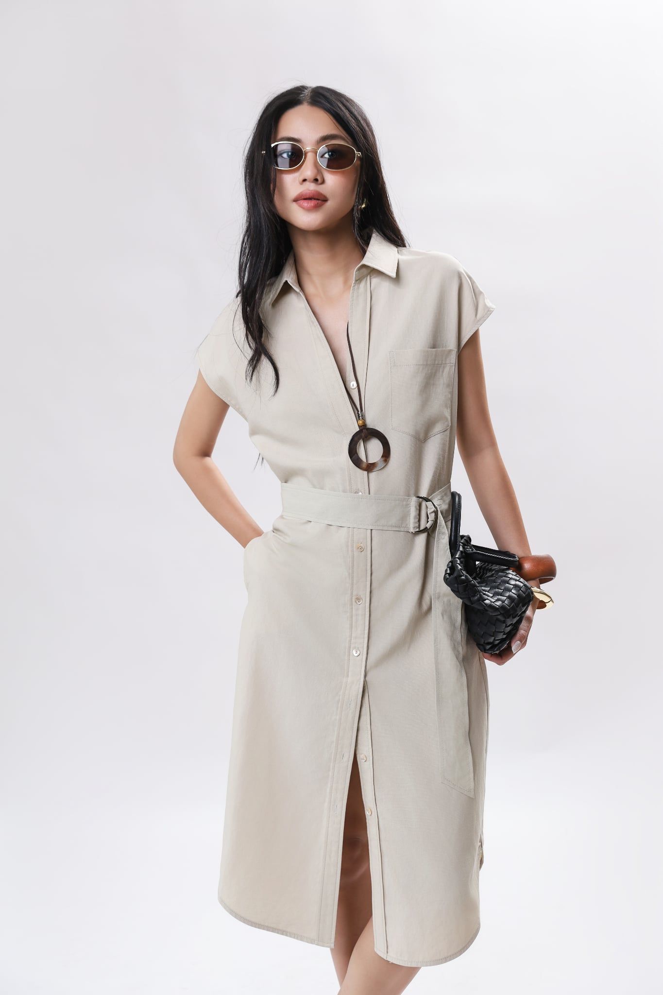Đầm Kiểu Linen SN 11012435