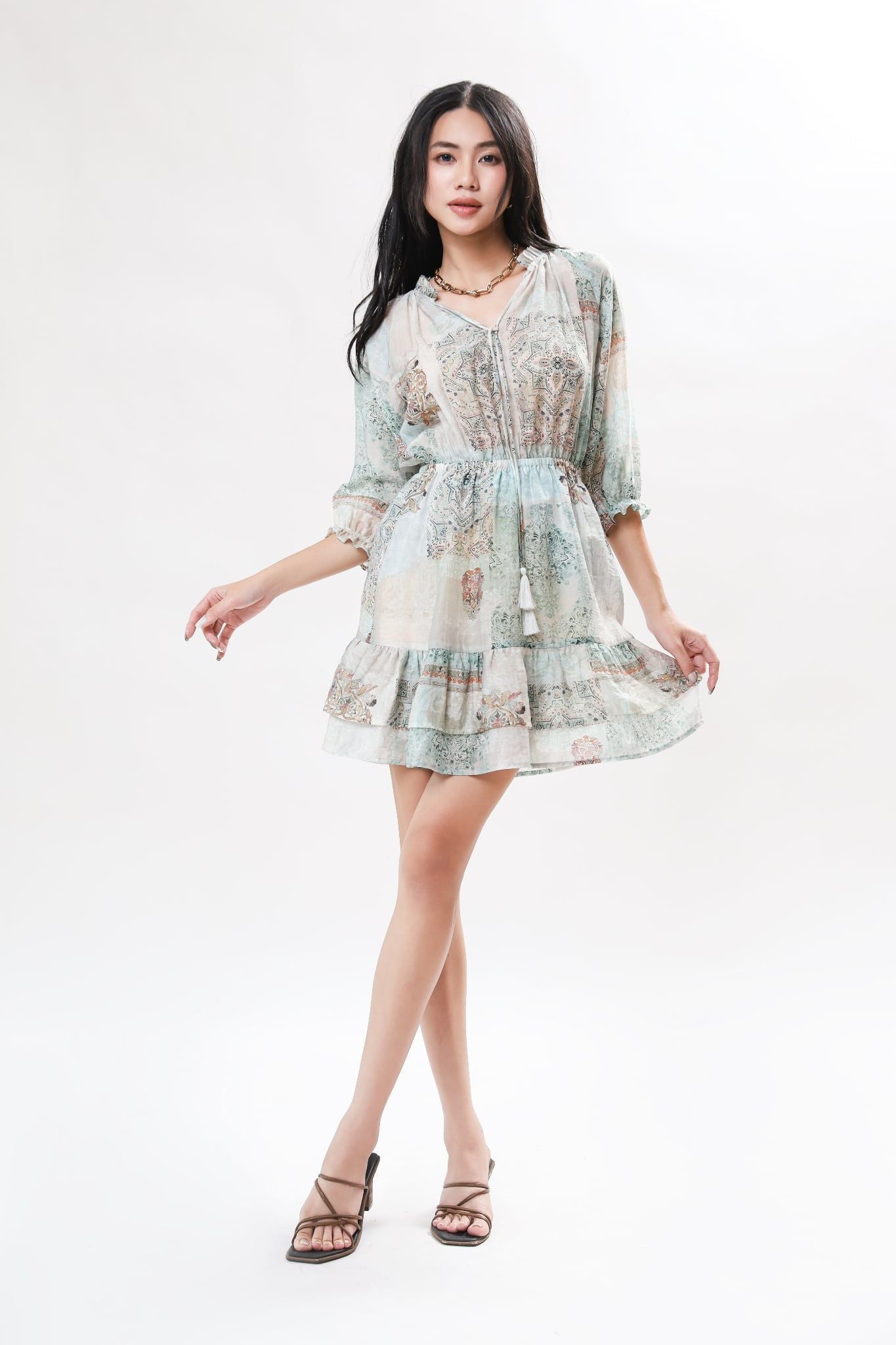 Đầm kiểu tay lỡ 11012443