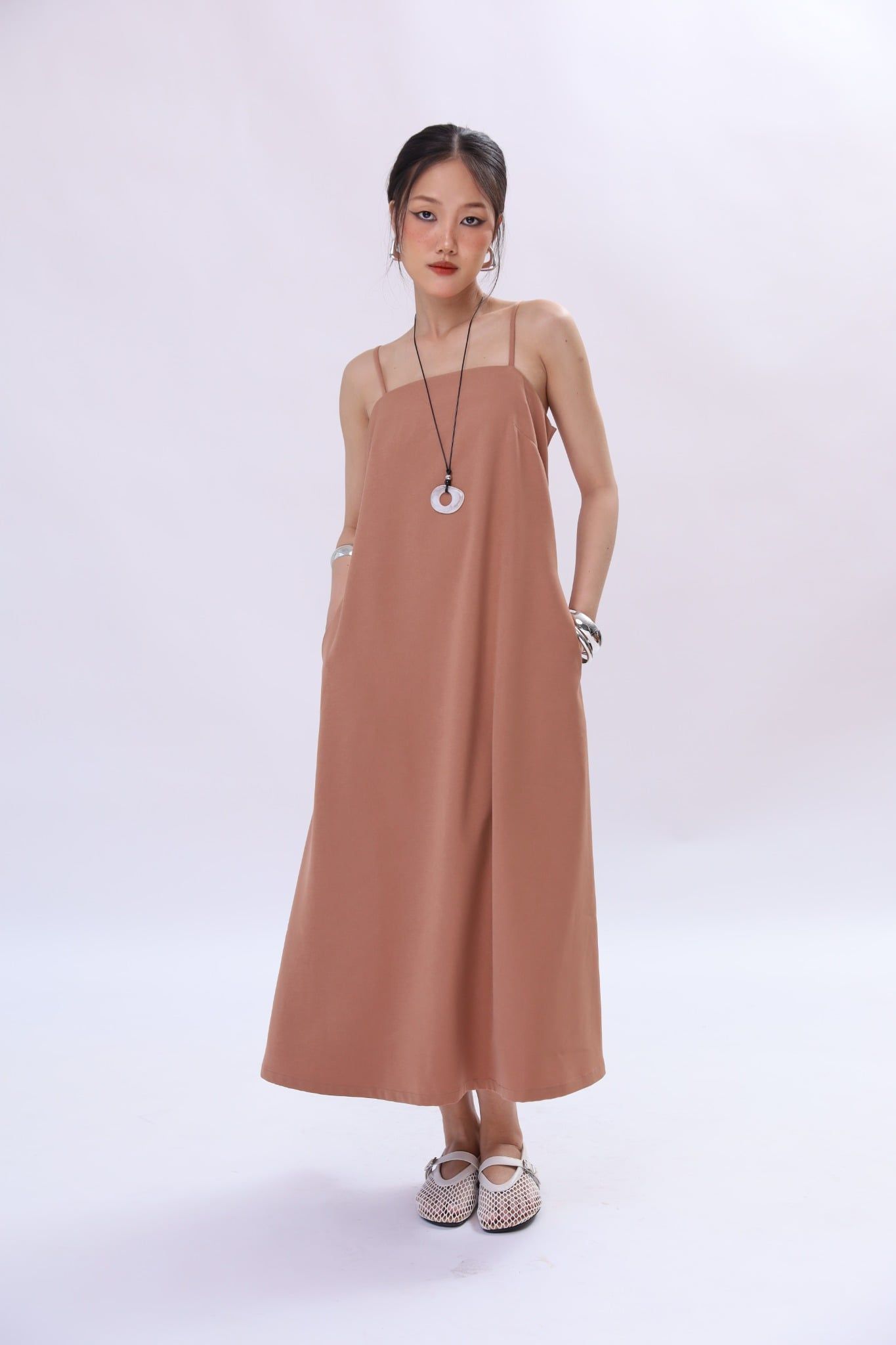 Đầm Dây Form Suông Basic 11012227