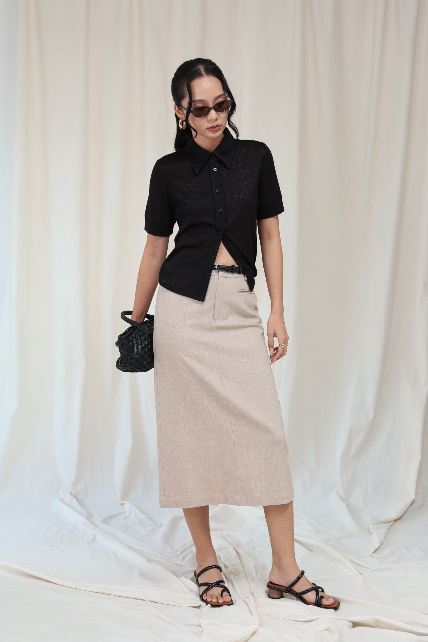 Chân Váy Linen Công Sở 17012182