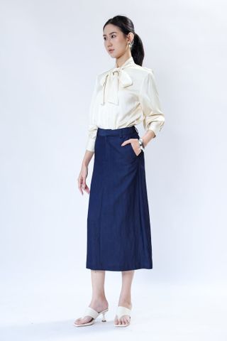 Áo sơ mi lụa dài tay 10609443