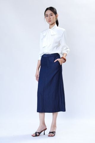 Áo sơ mi lụa dài tay 10609443