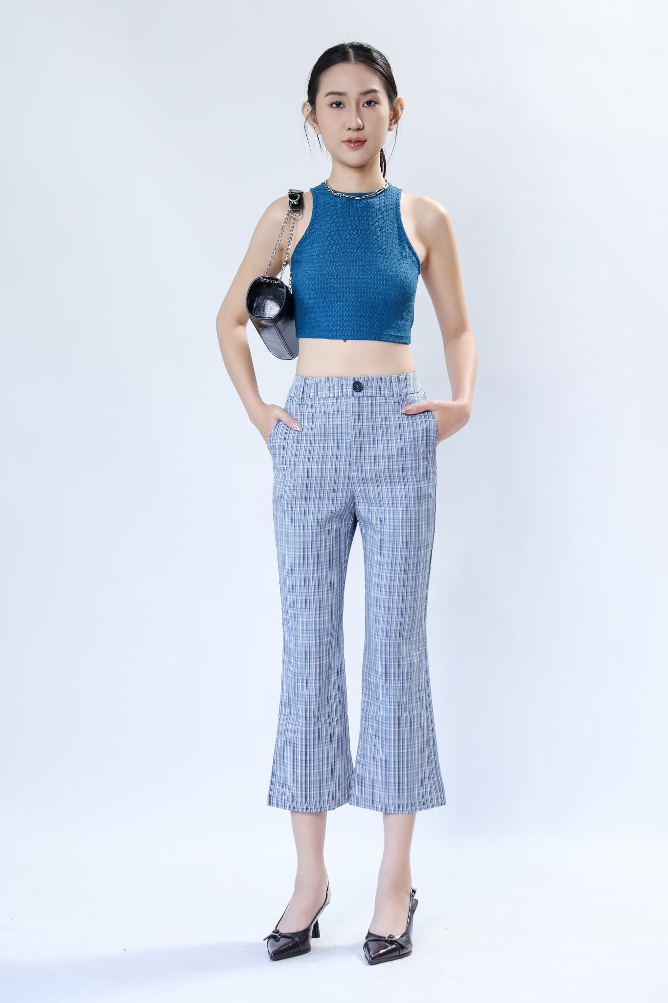 Áo thun ba lỗ Thun nhún thời trang 10107359