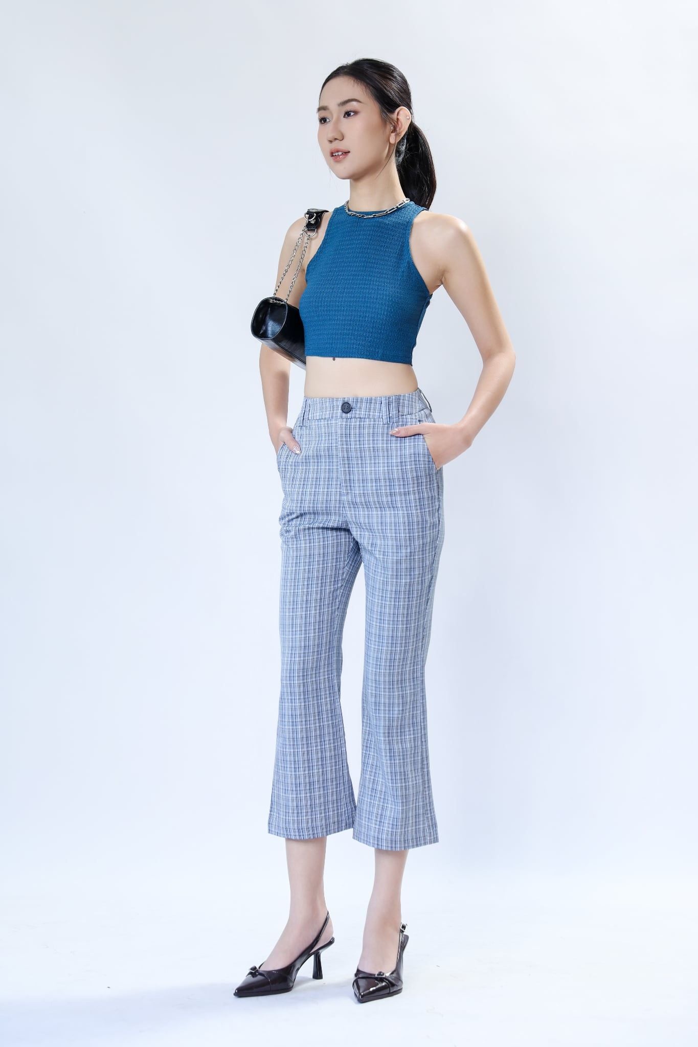 Áo thun ba lỗ Thun nhún thời trang 10107359