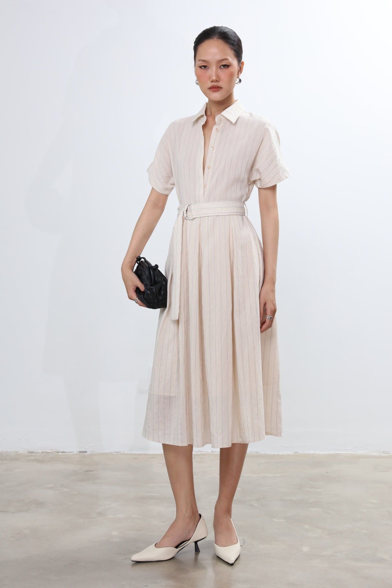 Đầm Somi Linen Tay Ngắn 11012251