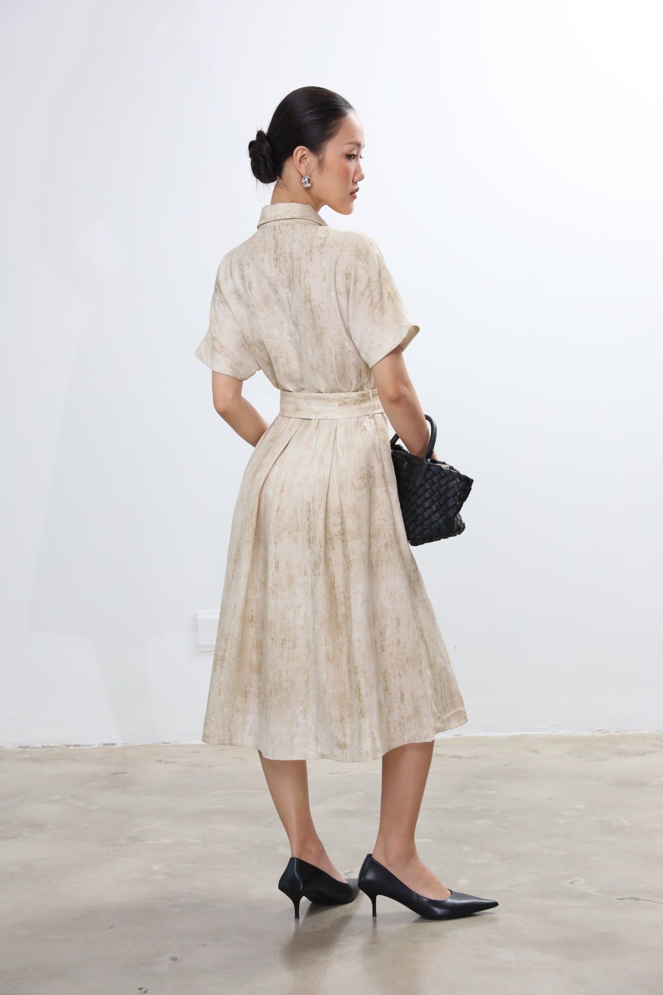 Đầm Somi Linen Tay Ngắn 11012251