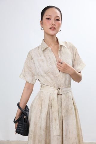 Đầm Somi Linen Tay Ngắn 11012251