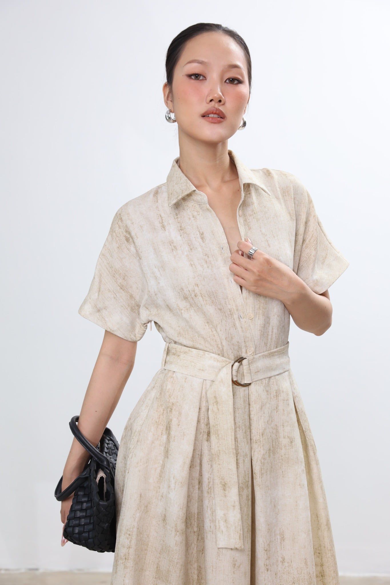 Đầm Somi Linen Tay Ngắn 11012251