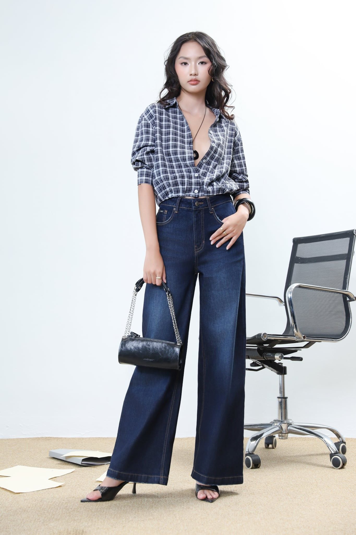 Sơ mi Croptop dài tay 10612460