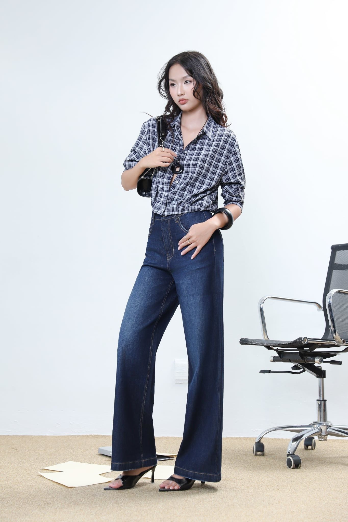 Sơ mi Croptop dài tay 10612460