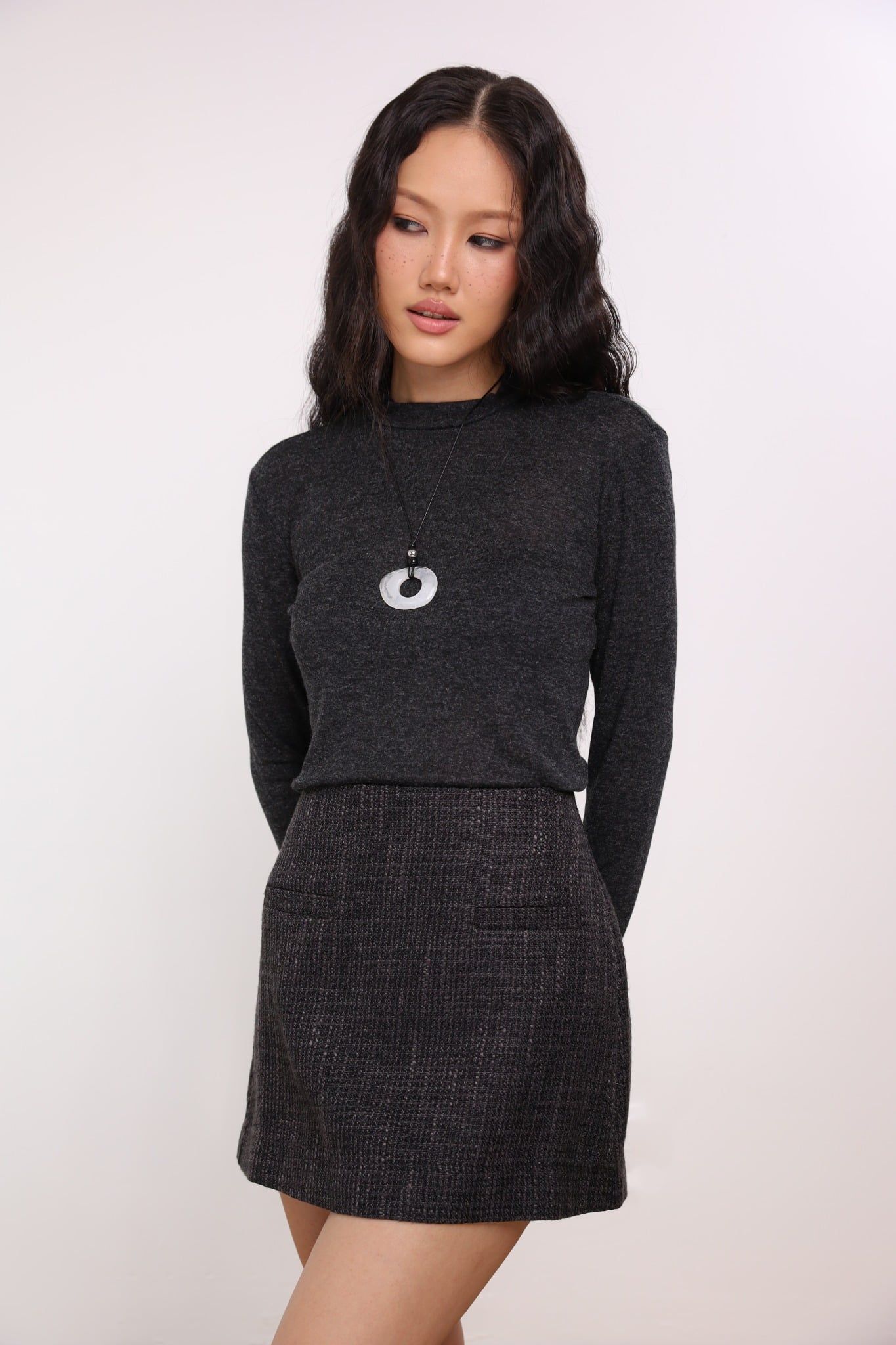 Chân Váy Tweed Chữ A 17012157