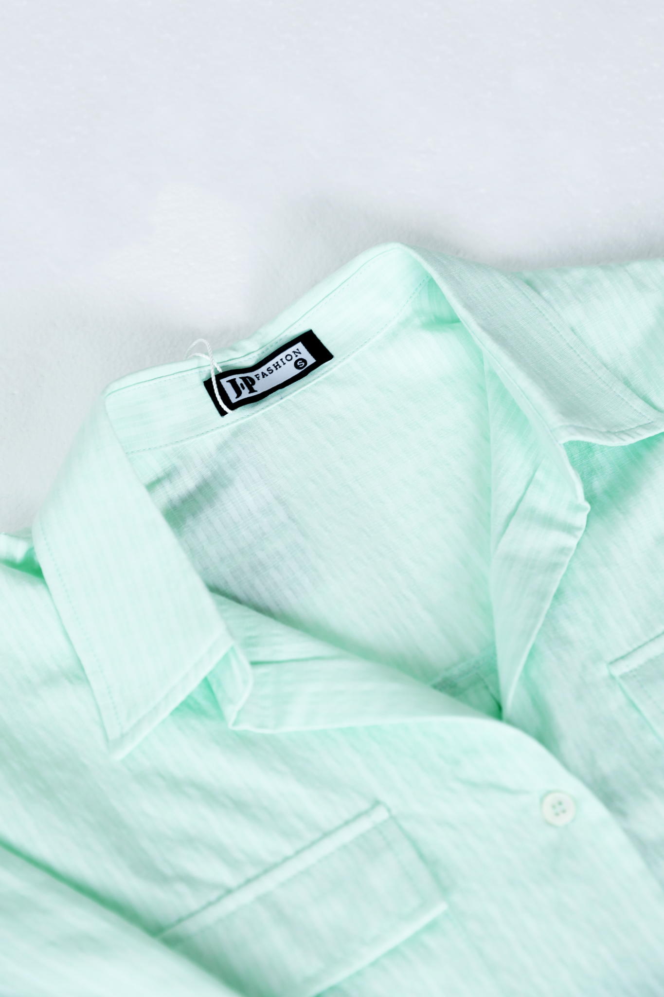 Áo Sơ Mi Linen Phối Túi DT 10612281