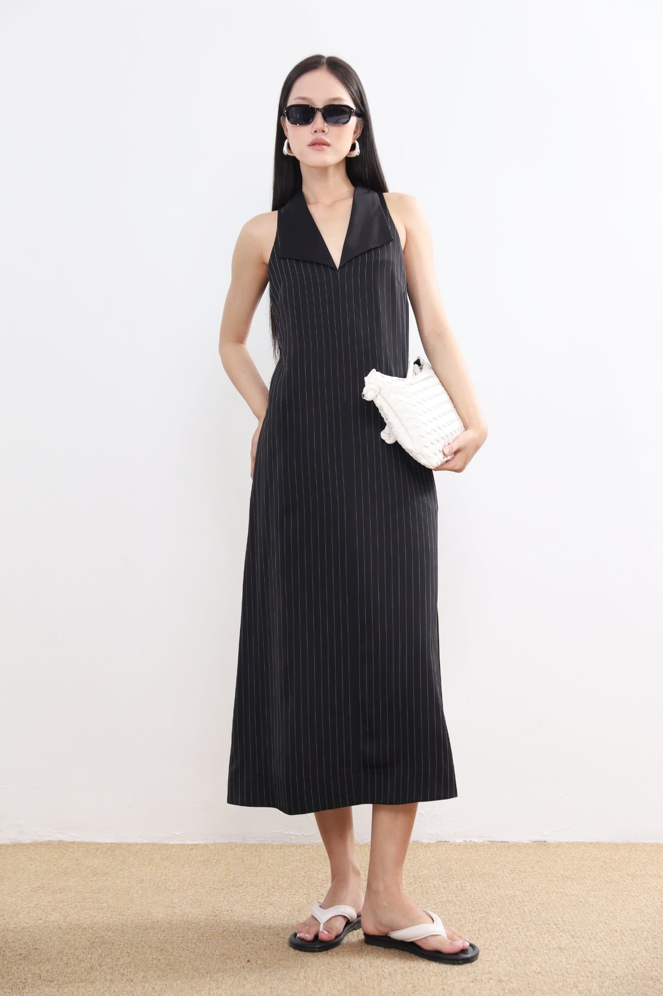 Đầm Suông Cổ Vest Basic J-P Fashion 11012297