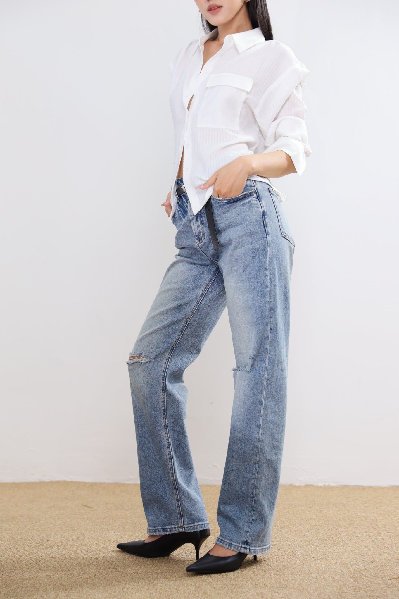 Quần Jean Ống Suông 11112052