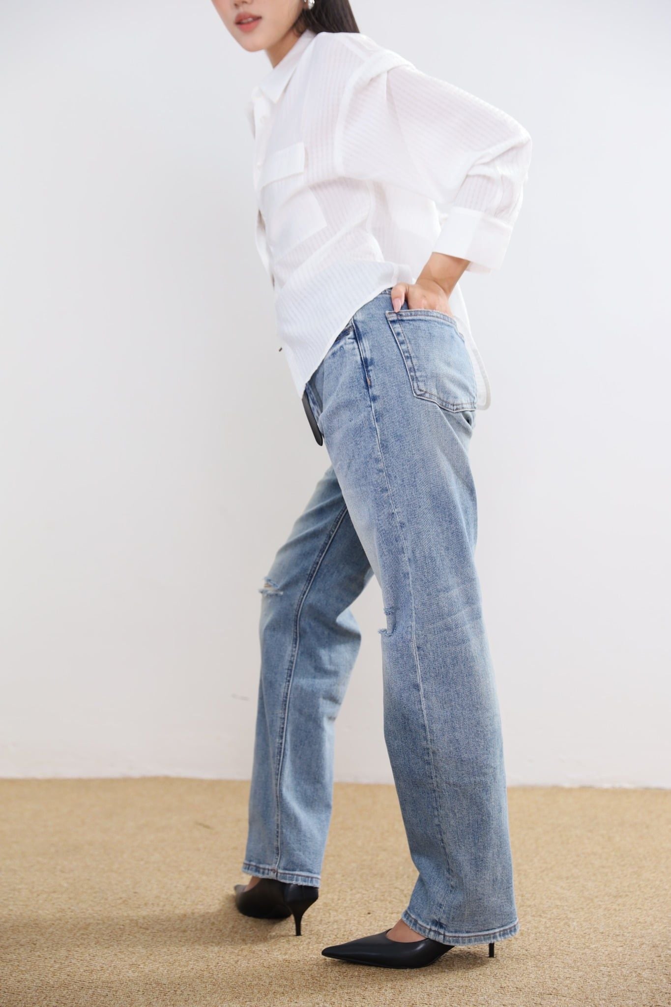 Quần Jean Ống Suông 11112052