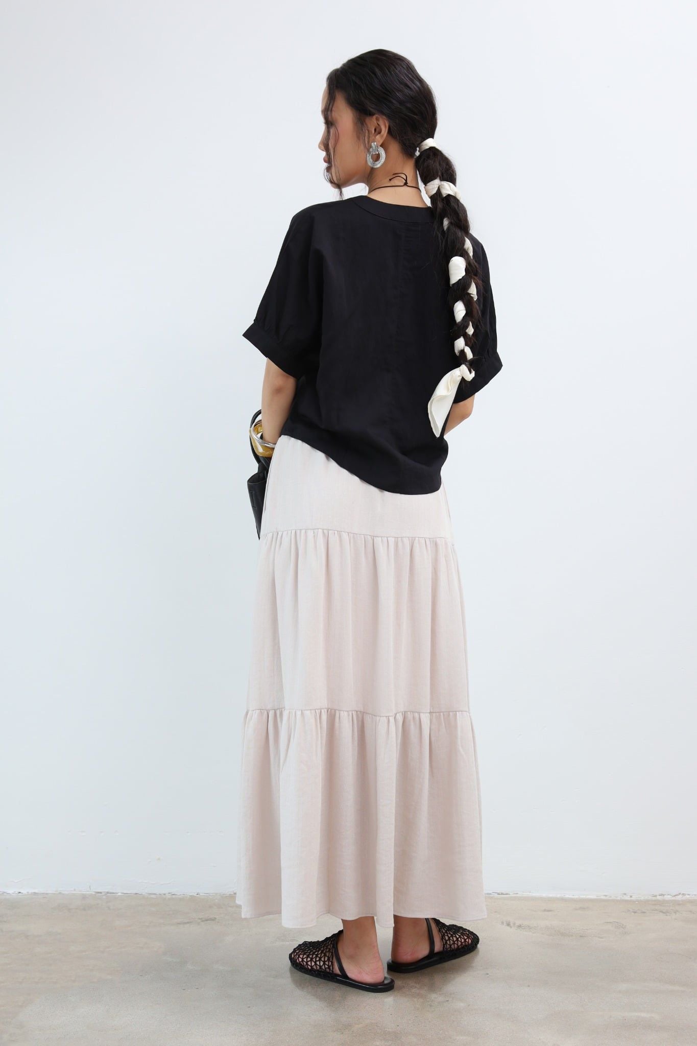 Áo Kiểu Cổ V Linen NT J-P Fashion 10612206