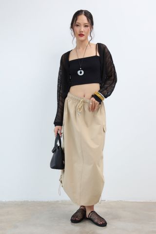 Chân Váy Dài Túi Hộp 17012218