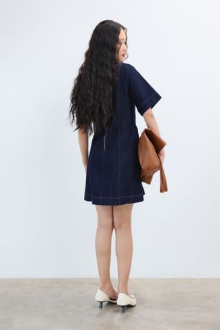 Đầm Jean Tay Ngắn 11012187