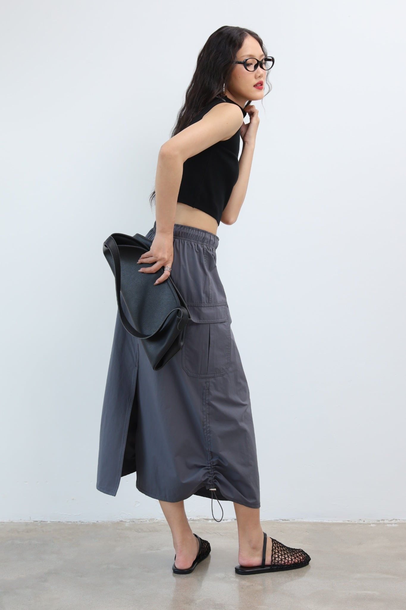 Chân Váy Dài Túi Hộp 17012218