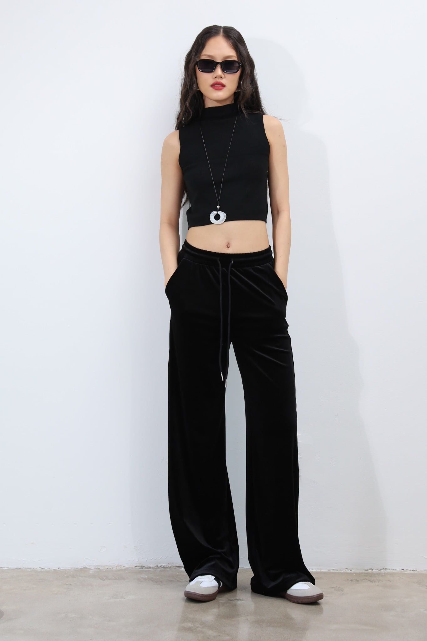 Quần Nhung Ống Suông 19212209