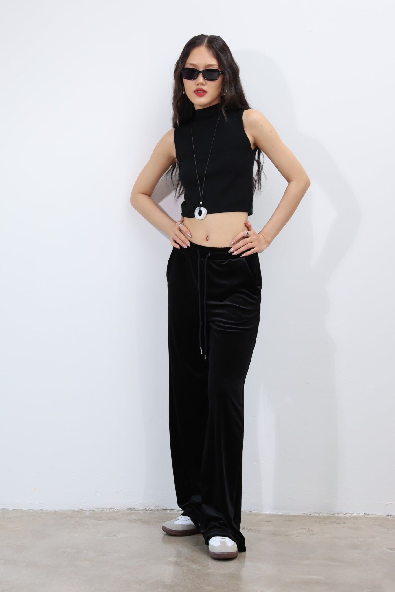 Quần Nhung Ống Suông 19212209